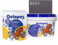 Двухкомпонентная эпоксидная затирка для плитки и мозаики ТМ "OCTOPUS", цвет серо-розовый 8433 2,5 кг