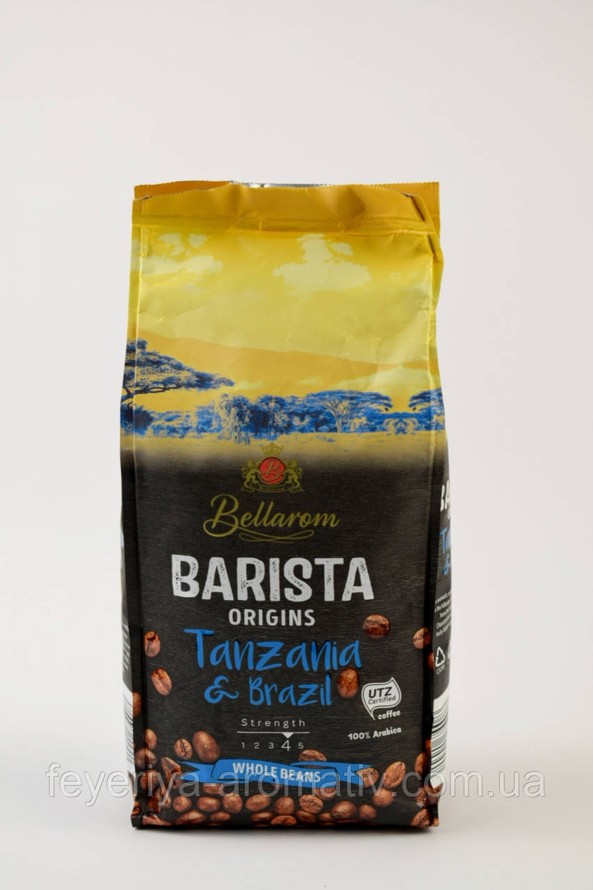 Кава у зернах Bellarom Barista origins Tanzania & Brasil 400g Німеччина, фото 1
