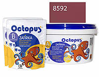 Двухкомпонентная эпоксидная затирка для плитки и мозаики ТМ "OCTOPUS", цвет фиолетово-коричневый 8592 2,5