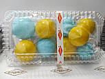 Желатинові кульки для прикрашання торту Жовті/Блакитні (9шт), фото 3