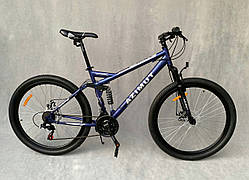 Велосипед Azimut Race 27,5 FR/D рама 19 синій