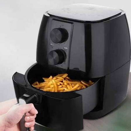 Аерогриль Мультипіч Аерофритюрниця безоливна для дому Silver Crest Air Fryer 6L 3000 Вт, фото 1