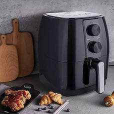 Аерогриль Мультипіч Аерофритюрниця безоливна для дому Silver Crest Air Fryer 6L 3000 Вт, фото 3