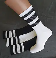 Шкарпетки з високою гумкою в смужку ТМ Lomani р.40-44