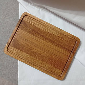 Дубова кухонна дошка 25х20 см професійна або дошка для подачі страв