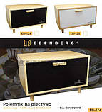 Хлібниця з дерева з кришкою на стіл 36x26x23 см. Edenberg EB-124 Хлібниця дерев'яна з відкидною кришкою, фото 7