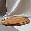 Дерев'яна кухонна дошка 40х25 см. професійна або дошка для подачі страв з ясеня, фото 7