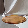Дерев'яна кухонна дошка 40х25 см. професійна або дошка для подачі страв з ясеня, фото 2