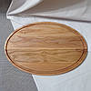 Дерев'яна кухонна дошка 40х25 см. професійна або дошка для подачі страв з ясеня, фото 3