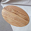 Дерев'яна кухонна дошка 40х25 см. професійна або дошка для подачі страв з ясеня, фото 4