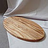 Дерев'яна кухонна дошка 40х25 см. професійна або дошка для подачі страв з ясеня, фото 9