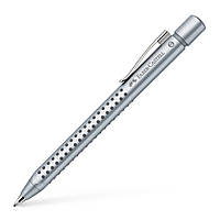Ручка кулькова автоматична Faber-Castell Grip 2011 ХВ (1 мм) у срібному корпусі, 144111