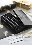 Ручка пір'яна Faber-Castell GRIP Edition корпус чорний, перо чорного кольору F, 140963, фото 5