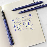 Подарунковий набір ручок Faber-Castell GRIP 2011, в картонній коробці, корпус синій, кулька + перо М, 140982, фото 10