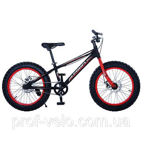 ФЕТБАЙК-Fatbaike велосипед 20 дюймів 20XD10-2 (Чорно-червоний)