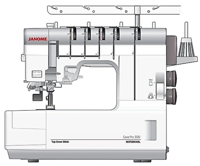 Janome Cover Pro 3000 Professional Janome Cover Pro 3000 Professional