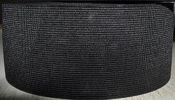 Трикотажна гумка 70мм.чорна (25м) (китай)