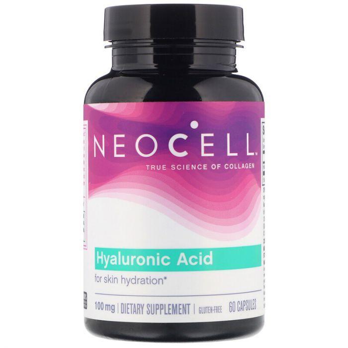 Neocell, Гіалуронова кислота, 100 мг, природний зволожувач, 60 капсул