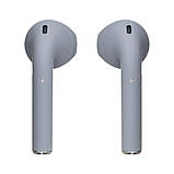 Bluetooth Стерео Гарнітура Celebrat TWS-W10 Gray (Сірий), фото 3