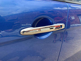 Тюнінг накладки на ручки Mitsubishi Lancer X (Omsa, 4 шт.) без чипа AUC Накладки на ручки Міцубісі Лансер 10