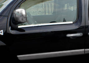 Renault Kangoo 2008" Молдинг скел Carmos AUC Накладки на двері Рено Кенго