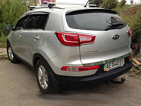 KIA Sportage 2010-2015 Крихітка багажника Carmos Турецька сталь AUC Накладки на двері КІА Спортейдж