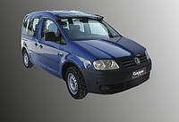 Козырек на лобовое стекло (черный глянец, 5мм) Volkswagen Caddy 2004-2010 гг. AUC Спойлера Фольксваген Кадди