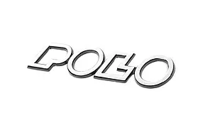 Напис Polo (під оригінал) Volkswagen Polo 1994-2001 рр. AUC написи Фольксваген Поло