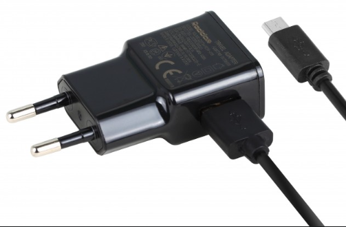 Зарядний пристрій для телефону + кабель Micro-USB REDDAX RDX-015 |1USB, 2.1A| Чорний