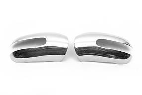 Накладки на дзеркала (2 шт.) Mercedes ML W163 AUC Накладки на дзеркала Мерседес Бенц МЛ W163