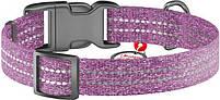Нашийник для собак бавовна Collar WAUDOG QR паспортом світловідбивний (довжина 31-49 см, ширина 25 мм), фото 2