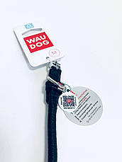 Нашийник круглий для собак шкіряний Collar WAUDOG Soft з QR-паспортом М 39-47 см діаметр 10 мм 01581, фото 3