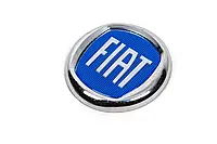 Fiat Doblo 2010↗ Значок синий 120 мм AUC Значок Фиат Добло III