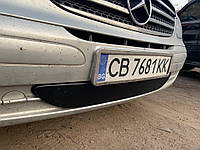 Mercedes Vito W639 2003-2010 Нижняя зимняя накладка на бампер (глянец) AUC Зимние накладки Мерседес Бенц Вито