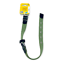 Брезентовий нашийник для собак ColLar КОЛЛАР зі світловідбивною ниткою довжина 31-41 см, ширина 20 мм, фото 2