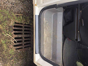Daciaa Logan MCV Накладки на пороги з пластику матові AUC Пластикові накладки на пороги Дача Логан МСВ
