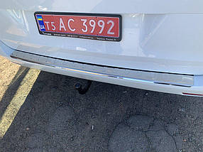 Накладка на задній бампер Carmos (нерж) Mercedes Vito AUC V W447 2014 ⁇  рр. AUC Накладки на задній бампер