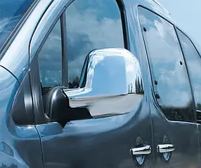 Opel Vivaro 2019+ Накладки на дзеркала (2 шт.), пласт.) Carmos AUC Накладки на дзеркала Опель Віваро