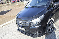 Дефлектор капота (EuroCap) Mercedes Vito AUC V W447 2014 гг. AUC Дефлектор на капот (Мухобойка) Мерседес Бенц