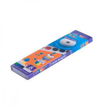 Фарби акварельні ZiBi Smart Line без пензлика 6 кольорів 629453 G-Rich