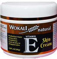 Крем для обличчя Wokali 80мл Vitamin E для сухої і чутливої шкіри
