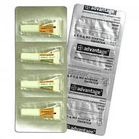 Краплі Advantage Bayer від бліх для котів, кошенят та декоративних кроликів до 4 кг (Ціна за ампулу), фото 3