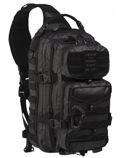Тактичний рюкзак однолямковий Mil-Tec Tactical Black one strap larg 29 л. 14059288