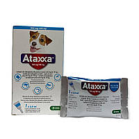 Капли на холку от блох и клещей Атакса Ataxxa для собак до 4х кг ( Цена за пипетку 1мл)
