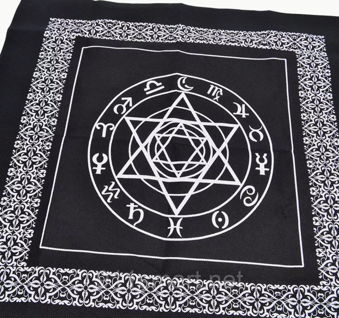 Скатертина для Таро, килимок для Таро 49 х 49 см.