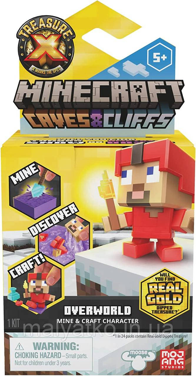 Набір сюрпризів Раскопки Майнкрафт Печери та скелі Treasure X Minecraft Overworld Caves & Cliffs, фото 1
