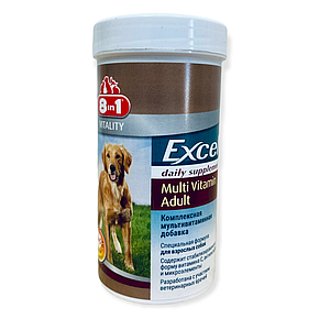 Мультивітамінний комплекс 8in1 Excel Multi Vitamin Adult для дорослих собак таблетки 70 шт, фото 1