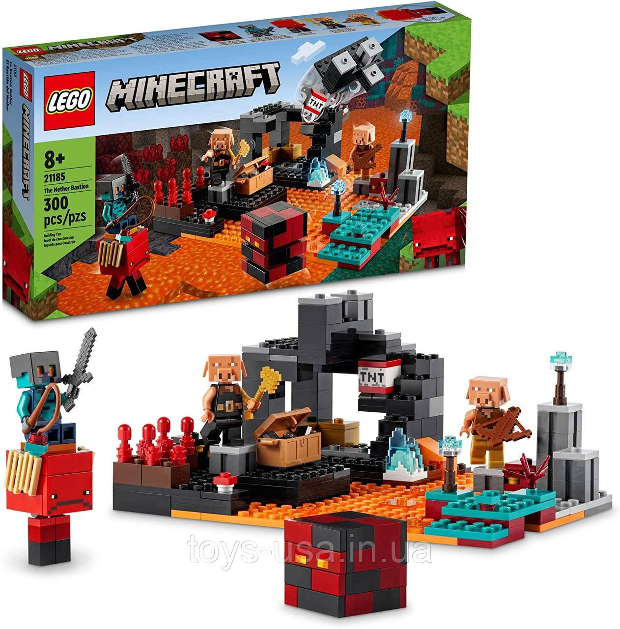 Minecraft the on sale nether portal lego
