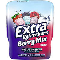 Жевательная резинка Extra Refreshers Berry Mix Лесные ягоды (40 кубиков)