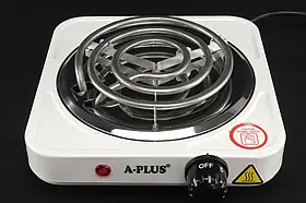 Oдноконфоркова спіральна електроплита A-Plus 2101 (1000 Вт)